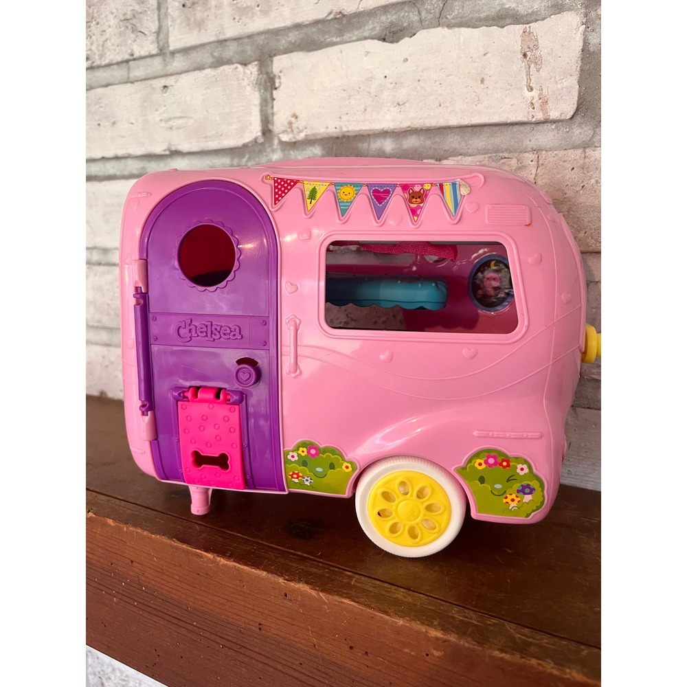 Barbie Chelsea Pink Camper Van Playset No Doll No Accessories‎